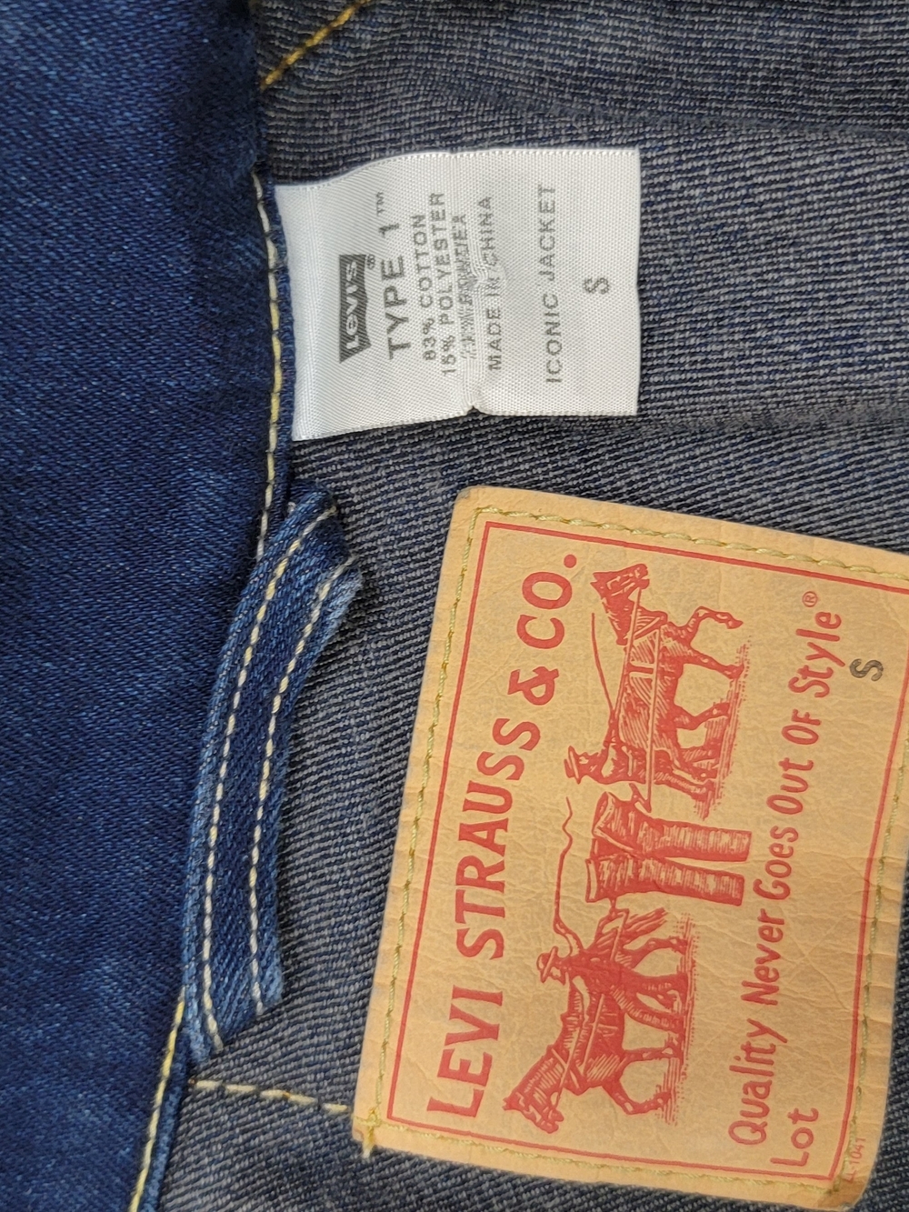 Levi's Type1 Iconic Jacket - Picture 8 of 8